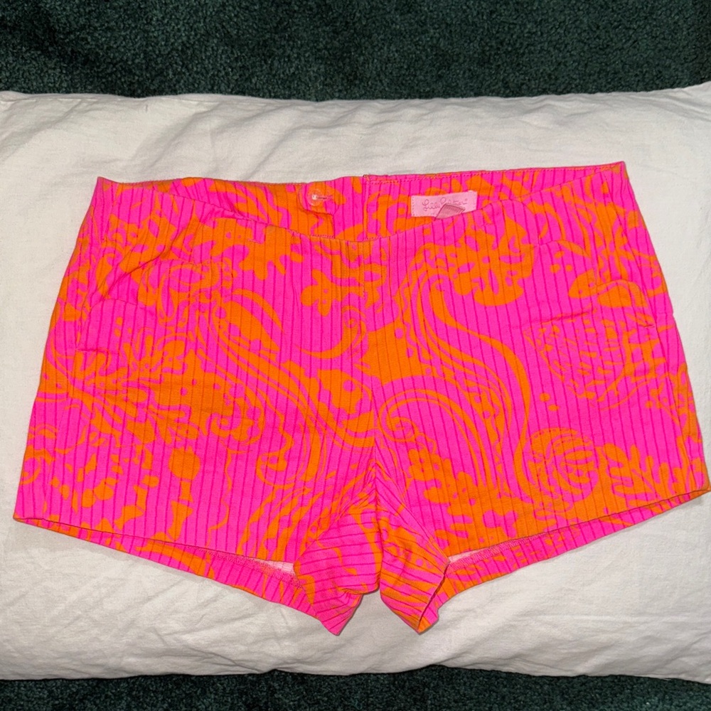 Vibrant Pink and Orange - Lilly Pulitzer Women's Shorts